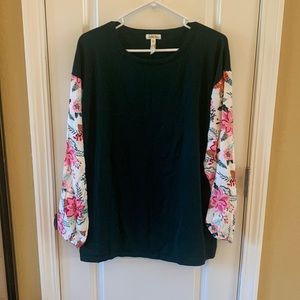 Matilda Jane Fancy and Flounce Long Sleeve Floral Top